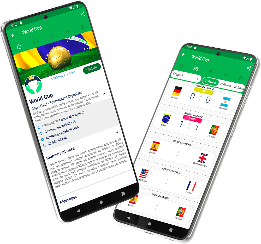 Copa Fácil: Organize torneios – Apps no Google Play